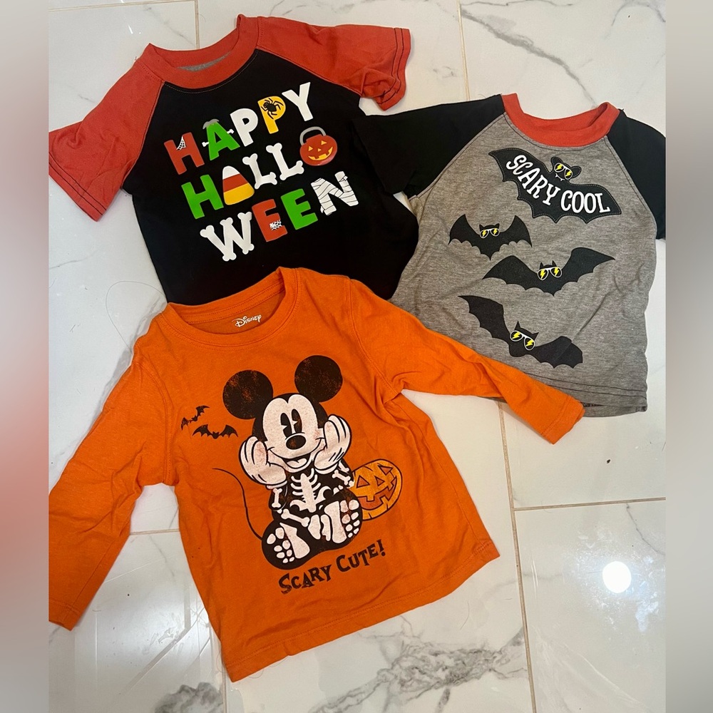 2t Halloween shirts bundle